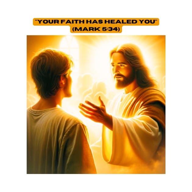 "Your faith has healed you" (Mark 5:34) by St01k@