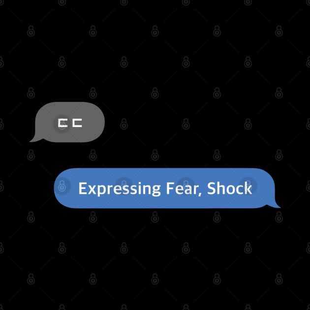 Korean Slang Chat Word ㄷㄷ Meanings - Expressing Fear, Shock by SIMKUNG