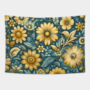 Yellow Flowers Tapestry