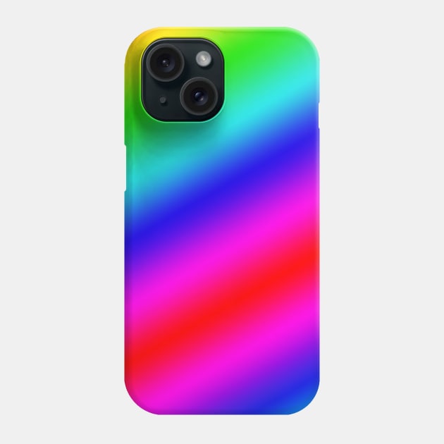 colorful rainbow abstract texture art Phone Case by Artistic_st