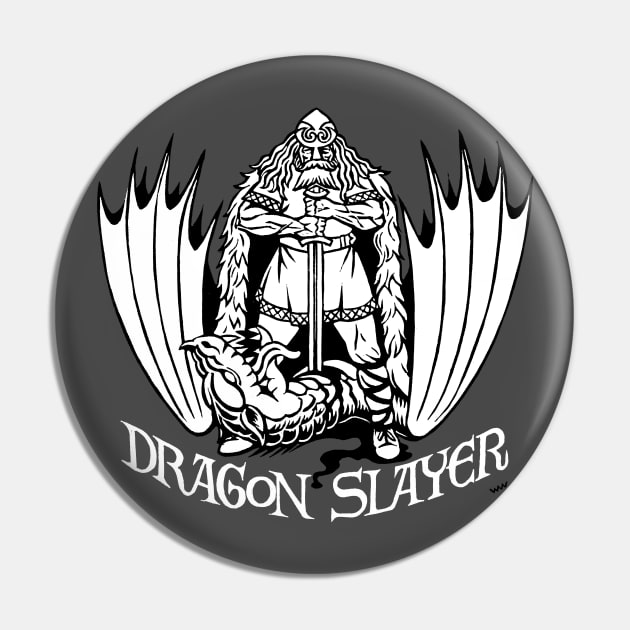 Dragon Slayer Pin by WonderWebb