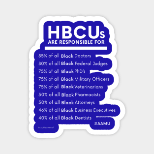 HBCUs are responsible for... (AAMU) Magnet