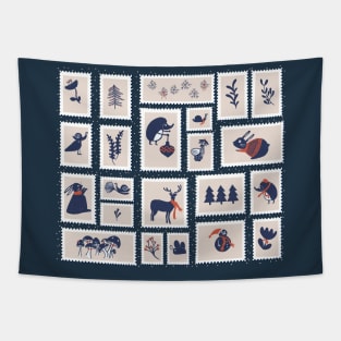 christmas stamps Tapestry