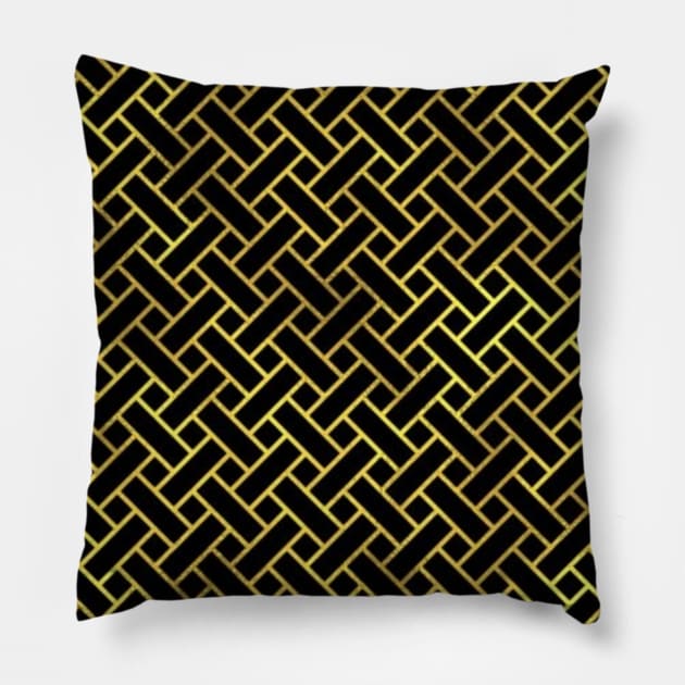 black and gold Pillow by PREMIUMSHOP