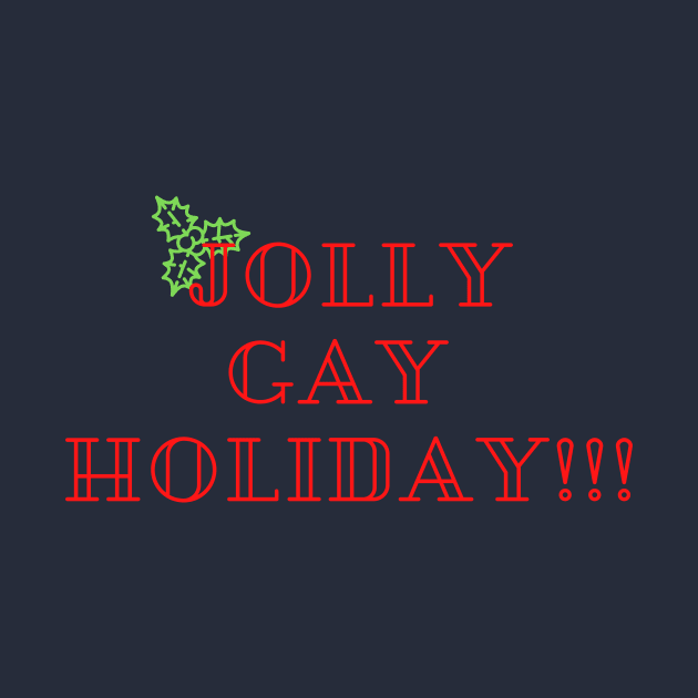 Jolly Gay Holiday by #BU_LGBTQ