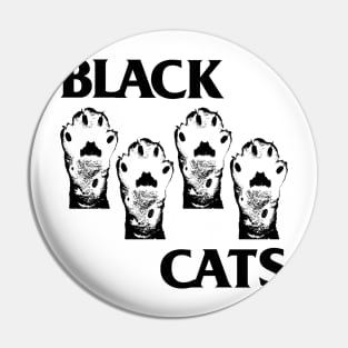 Black Cats - Black Flag parody Pin