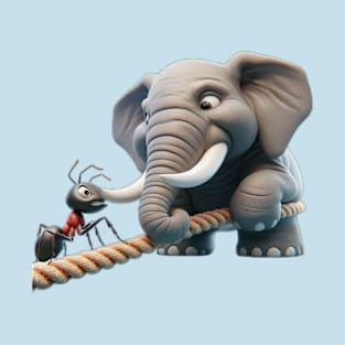 ants vs elephants T-Shirt