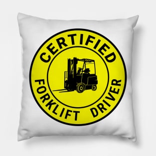 Certified forklift driver Pillow