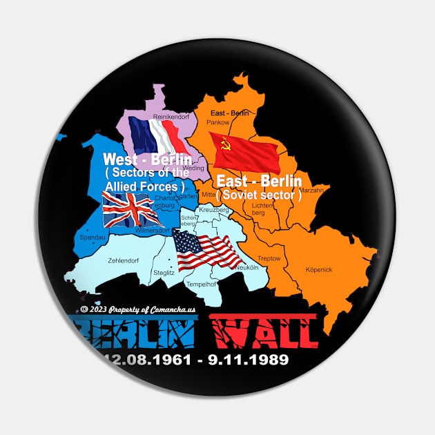 Berlin Wall Pin by comancha