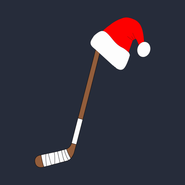 Christmas Hockey Santa Hat. by SartorisArt1