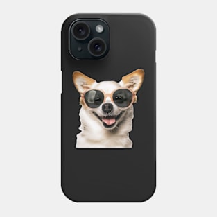 Dog Wearing Sunglasses Phone Case