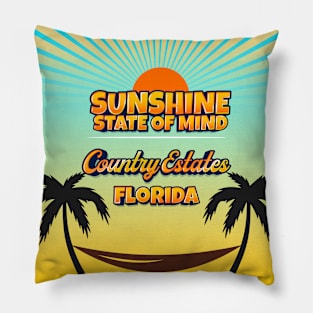 Country Estates Florida - Sunshine State of Mind Pillow