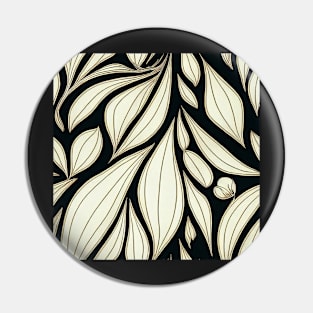 Art Nouveau floral pattern, model 9 Pin