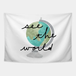 See the World Globe Tapestry