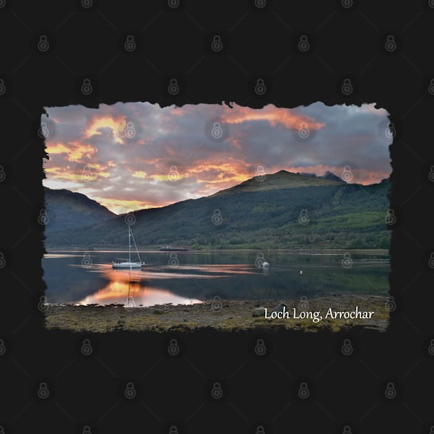 Sunset over Loch Long, Arrochar, Scotland by JeanKellyPhoto