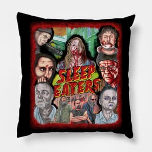 Original "SLEEP EATERS" Poster Design (Variation 2) Pillow