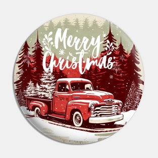 Vintage Christmas Ride Pin