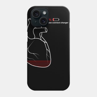 Heart Battery Phone Case