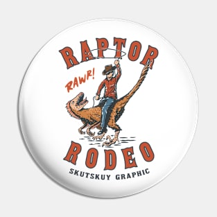 Raptor Rodeo Pin