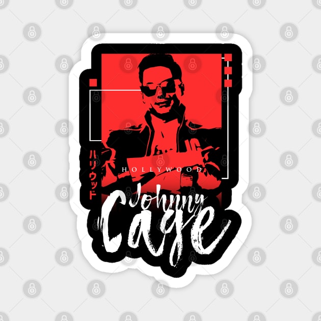 Hollywood Johnny Cage - Klose Kombat Magnet by ChrisPierreArt