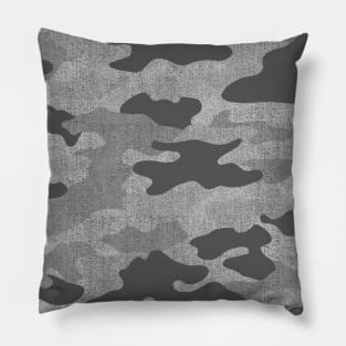 Grey Camo Pillow