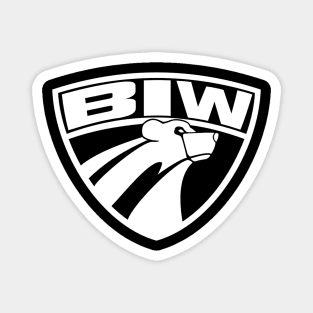 BIW White Logo Magnet