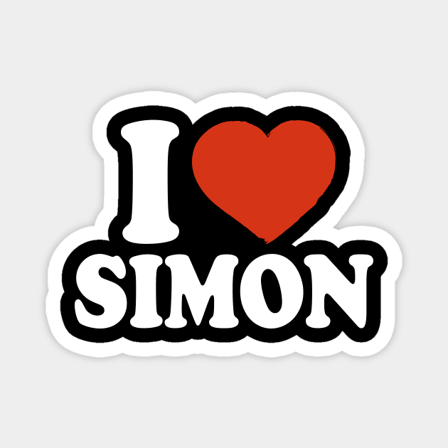 I Love Simon Magnet by Saulene