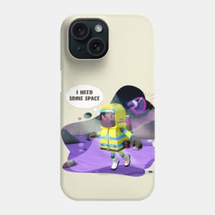 Yellow spacesuit, Follow your dreams. Deo Phone Case