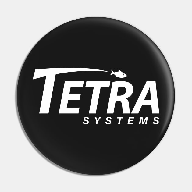 Tetra Systems Logo (White) Pin by TetraSystems