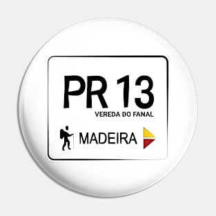 Madeira Island PR13 VEREDA DO FANAL logo Pin