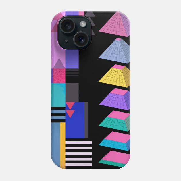 Magic Triangles Phone Case by Mr.Melville