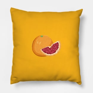 Blood Orange Botanical Pillow