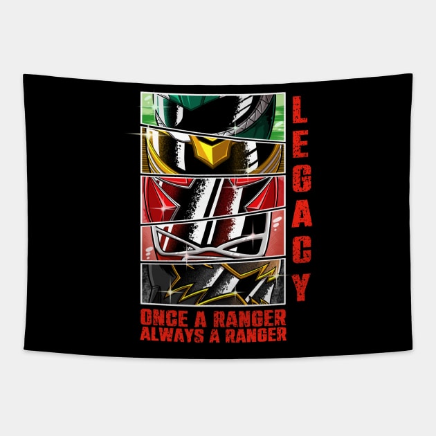 Tommy Oliver Legacy Tapestry by namanyastudios