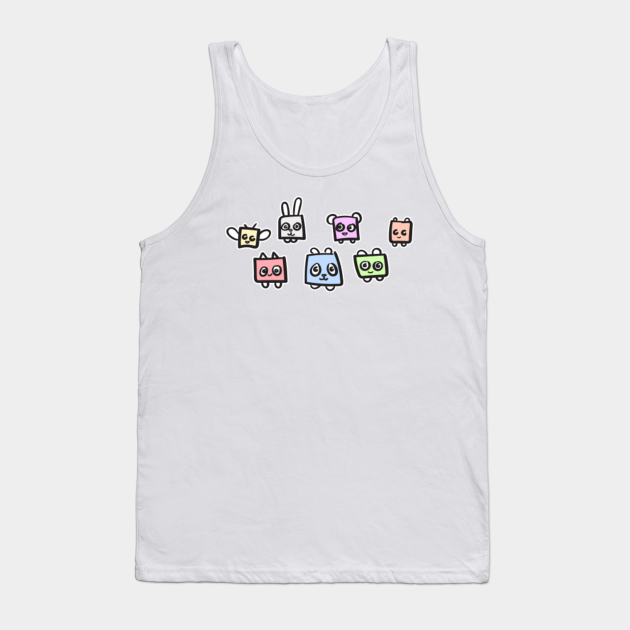 Cute Bee Simulator Pets Roblox Pet Simulator Tank Top Teepublic - white tank roblox