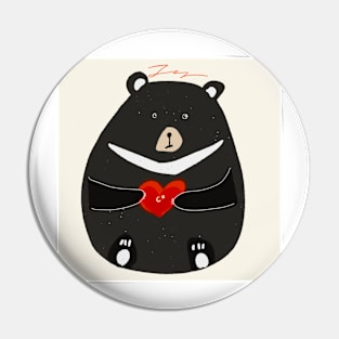 Bear hug Pin