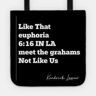 Kendrick's Diss Tracks Tote