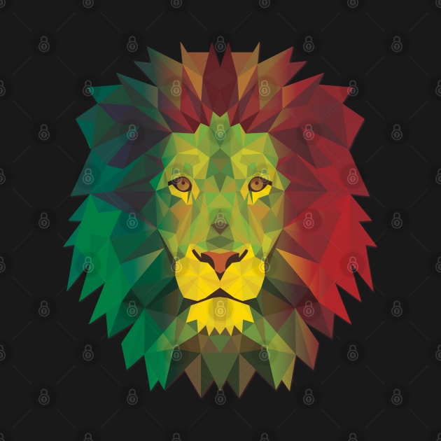 Rasta Lion by defytees