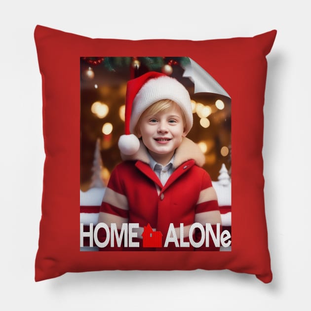 home alone merry christmas new version poster style 3 Pillow by namanaaya