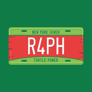 Raphael License Plate T-Shirt