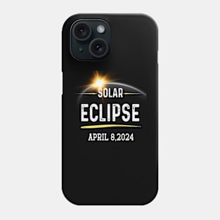 Path Of Totality North America Tour State Solar Eclipse 2024 Phone Case