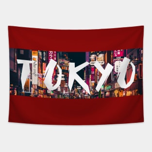 Sci Fi Tokyo City Tapestry