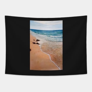 A walk on the beach Tapestry