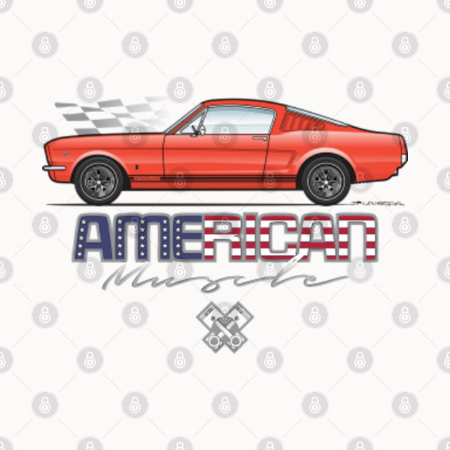 American Muscle-Signal Flare Red - 1966 Fastback - Phone Case
