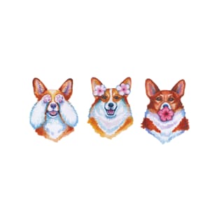 Three wise corgies T-Shirt