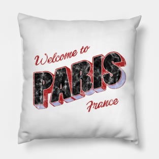 Welcome to Paris Pillow