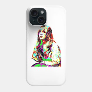 Stevie Nicks Psychedelic Retro Fan Art Phone Case