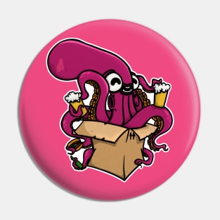 Happy octopus Pin