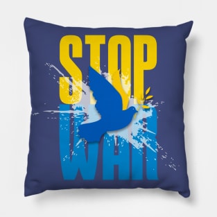 Stop War! Stop the Ukraine War! Pillow