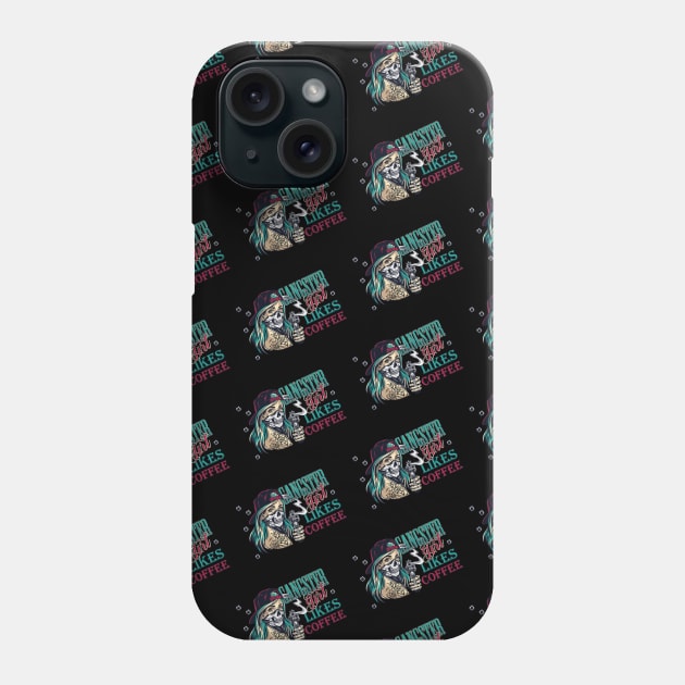 Gangster girl pattern design Phone Case by Muse