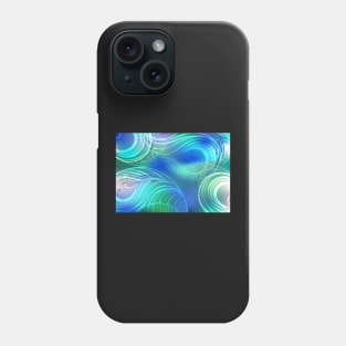 Iridescent Peacock Background Phone Case